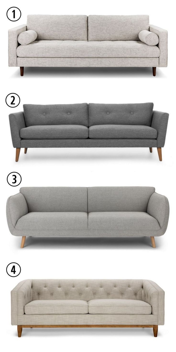 Modern 3 Seater Fabric Sofa