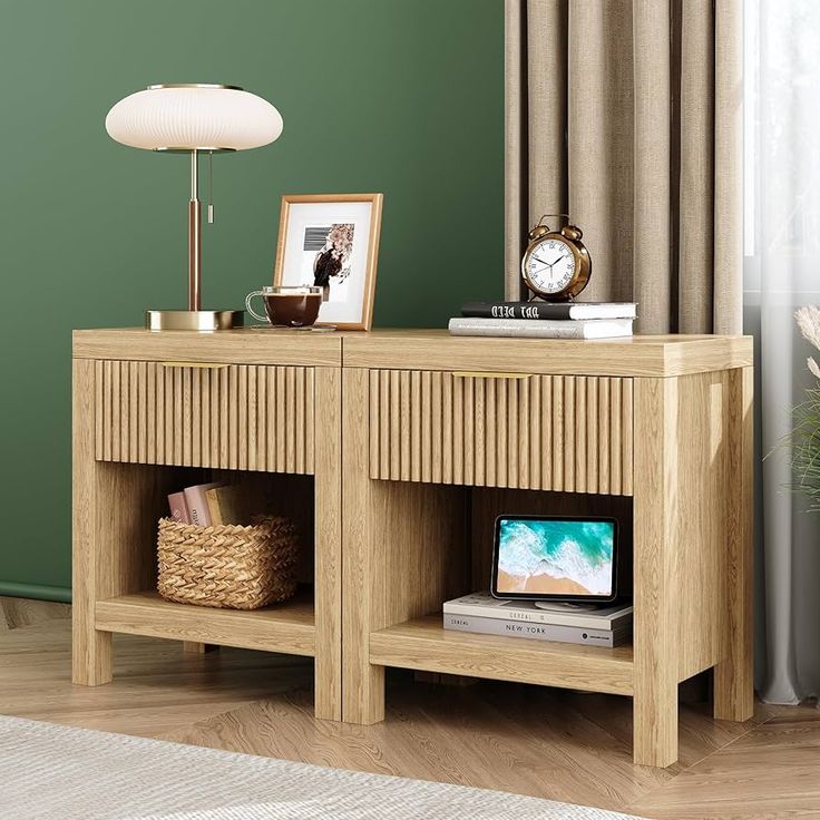 Side Tables: Perfect for lamps, books, or decorative pieces.