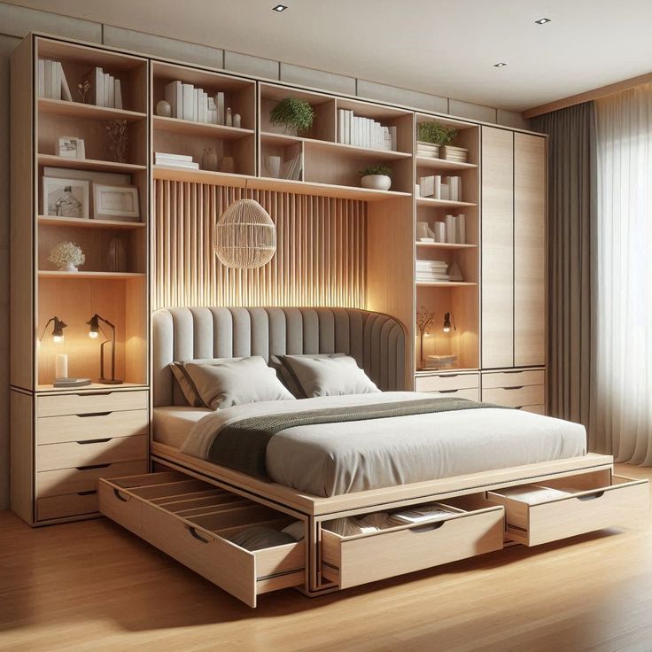 torage beds to wall-mounted shelves, smart storage solutions